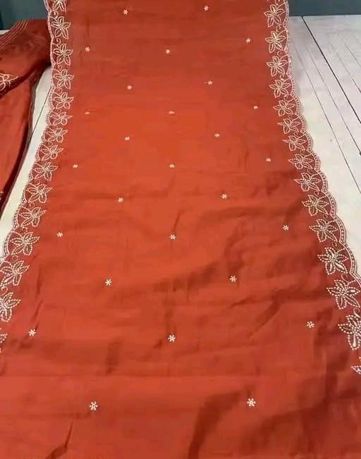 Rakhi Embroidered Stylish Straight Kurta Set